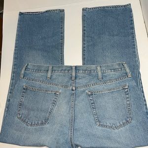 Old Navy Men Straight Leg Relaxed fit Boot Cut Denim Jeans Size 38x30.